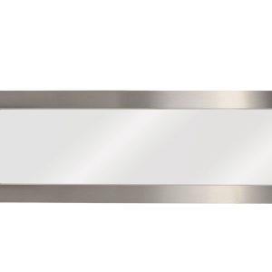 Nerūdijančio plieno langas 203x610mm